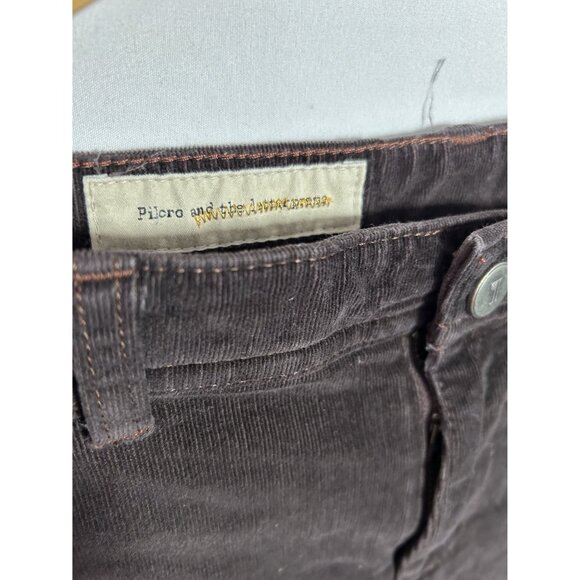 Corduroy Pilcro & The Letterpress Womens Pants Fit Serif No 31 Brown - Picture 3 of 16